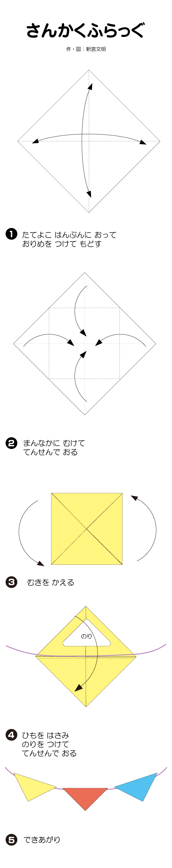 三角フラッグ